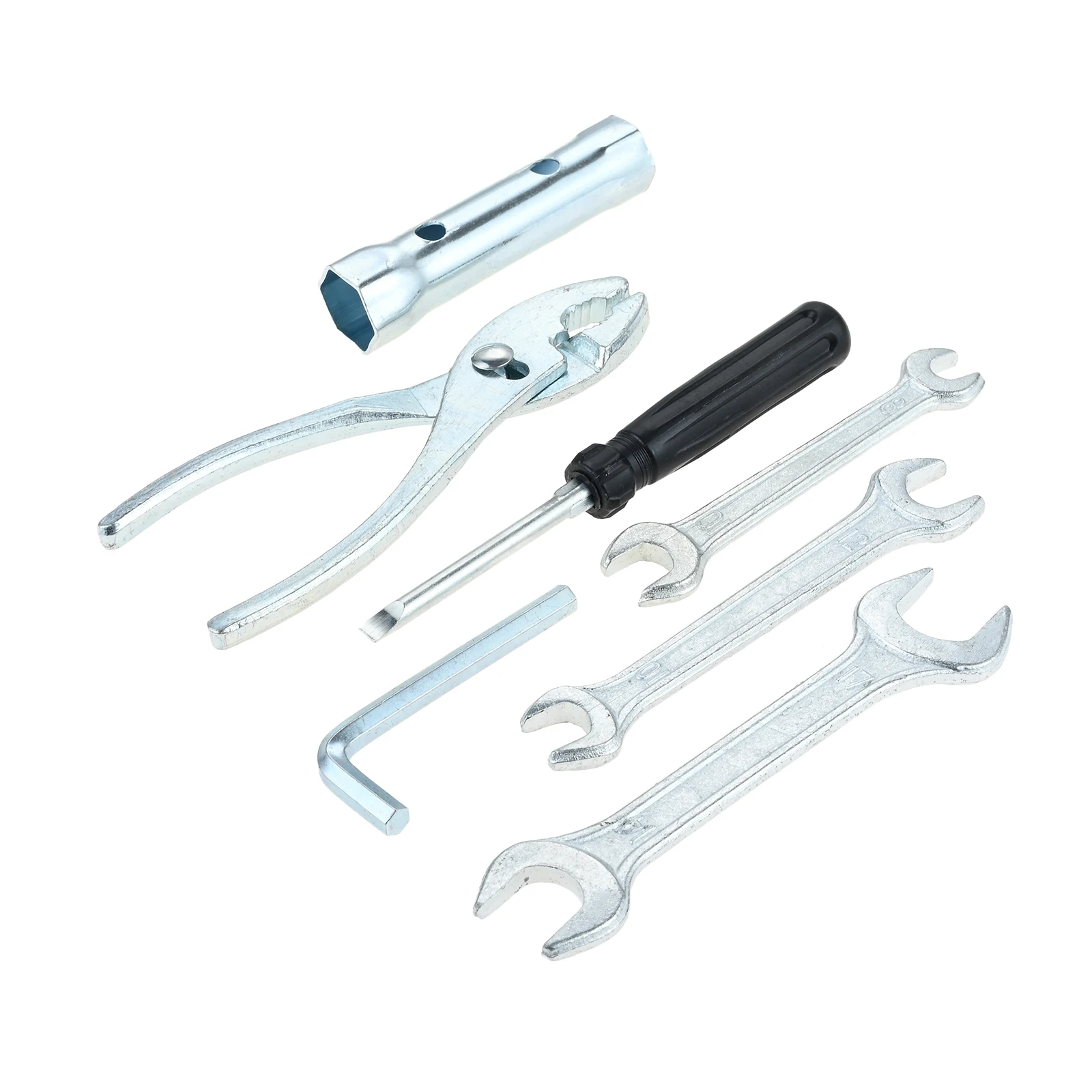 

Universal Motorcycle Screwdriver Sleeve Wrenches Pliers Repair Tool Spark Plug Wrench Socket Tool Kit for Most Motorcycle Models