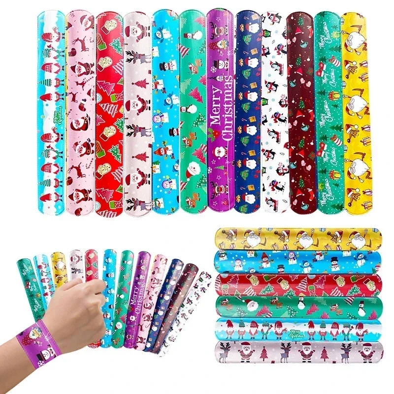 10-Pack Mermaid Princess Pat Ring Bracelets for Girls Unicorn Themed Party Favor Gift