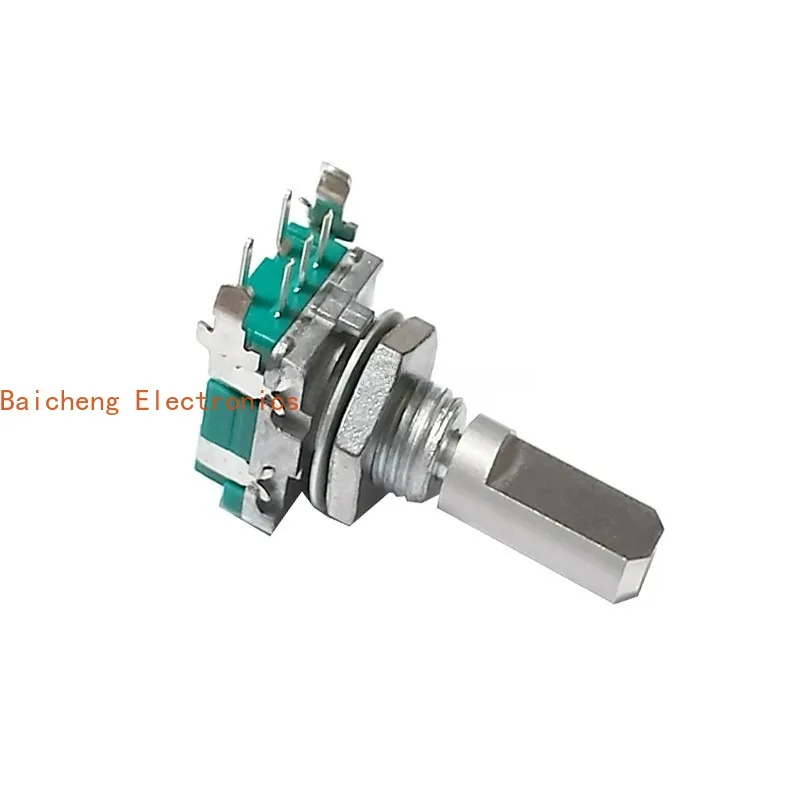 5PCS Horizontal encoder EC11B15242AZ with switch potentiometer 30 positions, 15 pulses, 20 handle length