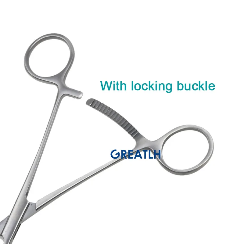 GREATLH Stainless Steel Reduction Forceps with Ball Tip Bone Locking Forceps Plate Holding Tool Orthopedic Surgery Instrument