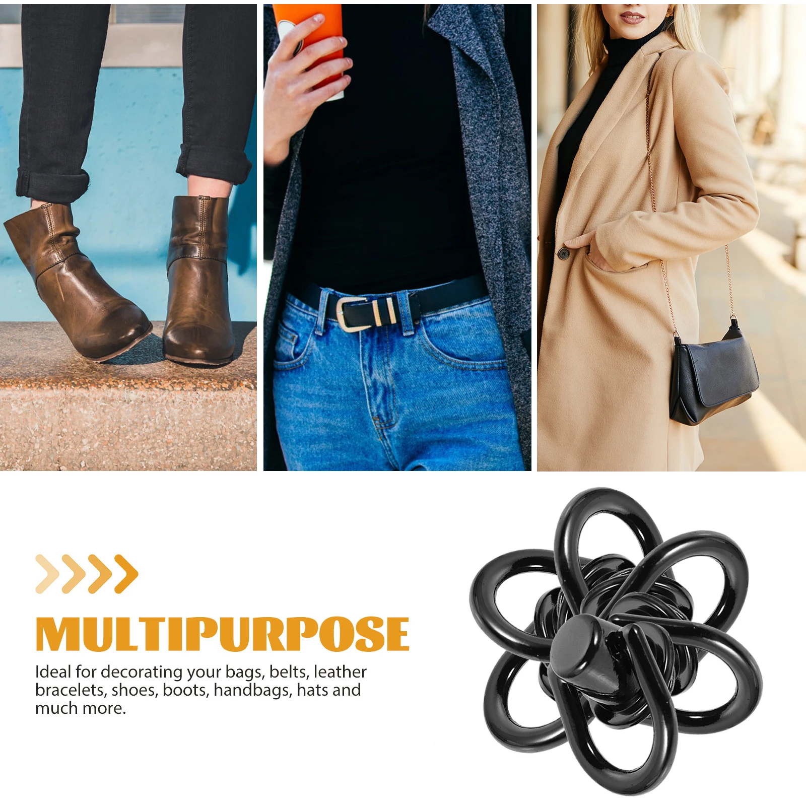 

40 Sets D Rings Rivets Studs Luggage Buckle Hardware Purses Craft Fasteners Bag Supplies Zinc Alloy Iron