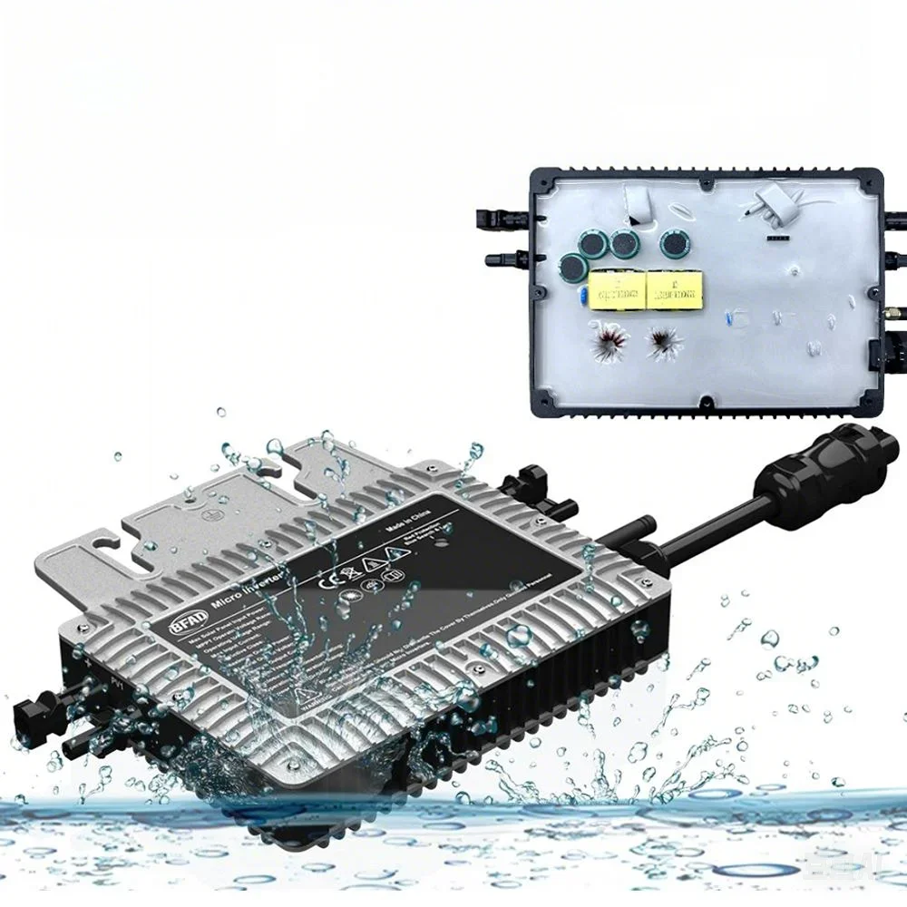 800W Single Output Micro Grid Tie Solar Inverter IP67 Waterproof High Efficiency DC/AC for Balcony PV System