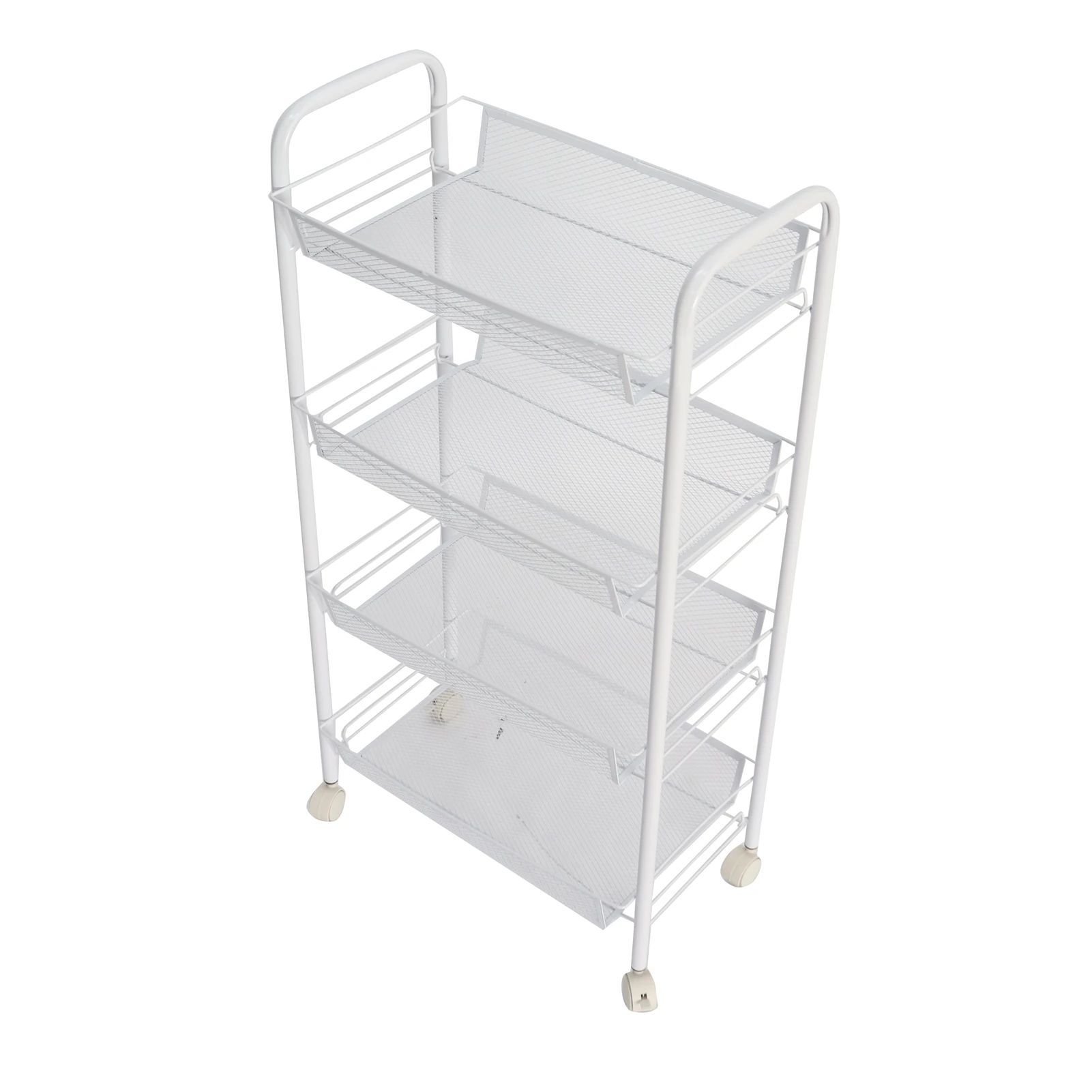 Multi Functional Metal Rolling Kitchen Storage Cart