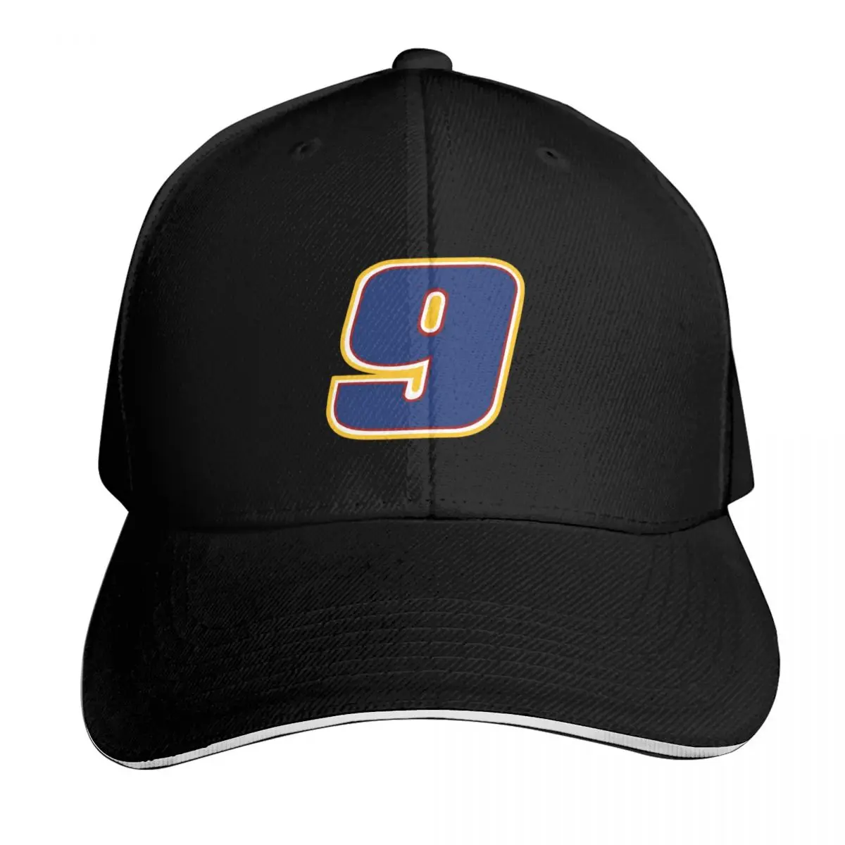 Chase Elliot #9 Baseball Cap Cotton Twill Breathable Contrast Two Tone Brim Snapback Flat Bill