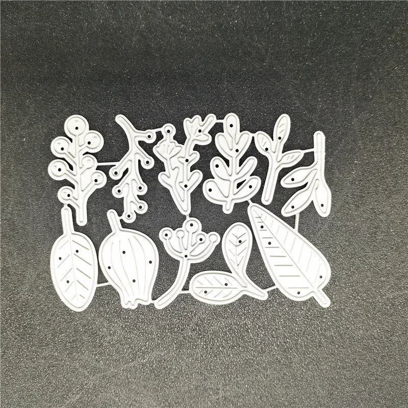 DIY Small Leaf Cutting Dies Carbon Steel Metal Cutting Dies for Scrapbooking