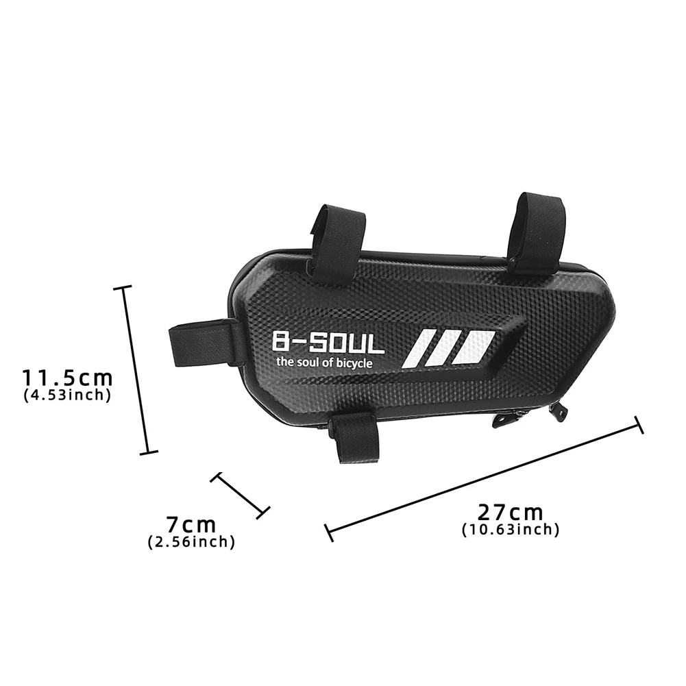 B-SOUL rower elektryczny torba do zawieszenia boczne motocyklowe torby wodoodporne Moto pakiet silnika twarda osłona torby rower górski trójkąt etui