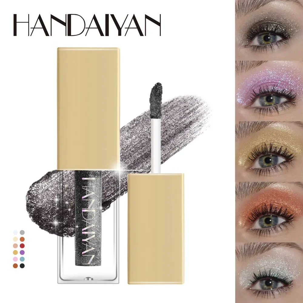 12 Colors Liquid Diamond Sparkle Eye Shadow Metallica Glitter Eye Shadow Makeup Color Shine Eye Shadow Pencil