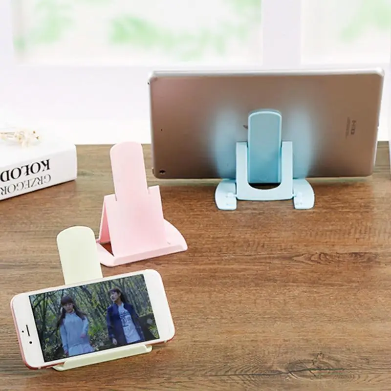 Portable Phone Lazy Holder Multi-angle Adjust Universal Foldable Mobile Phone Tablet Desk Stand For IPhone For Samsung