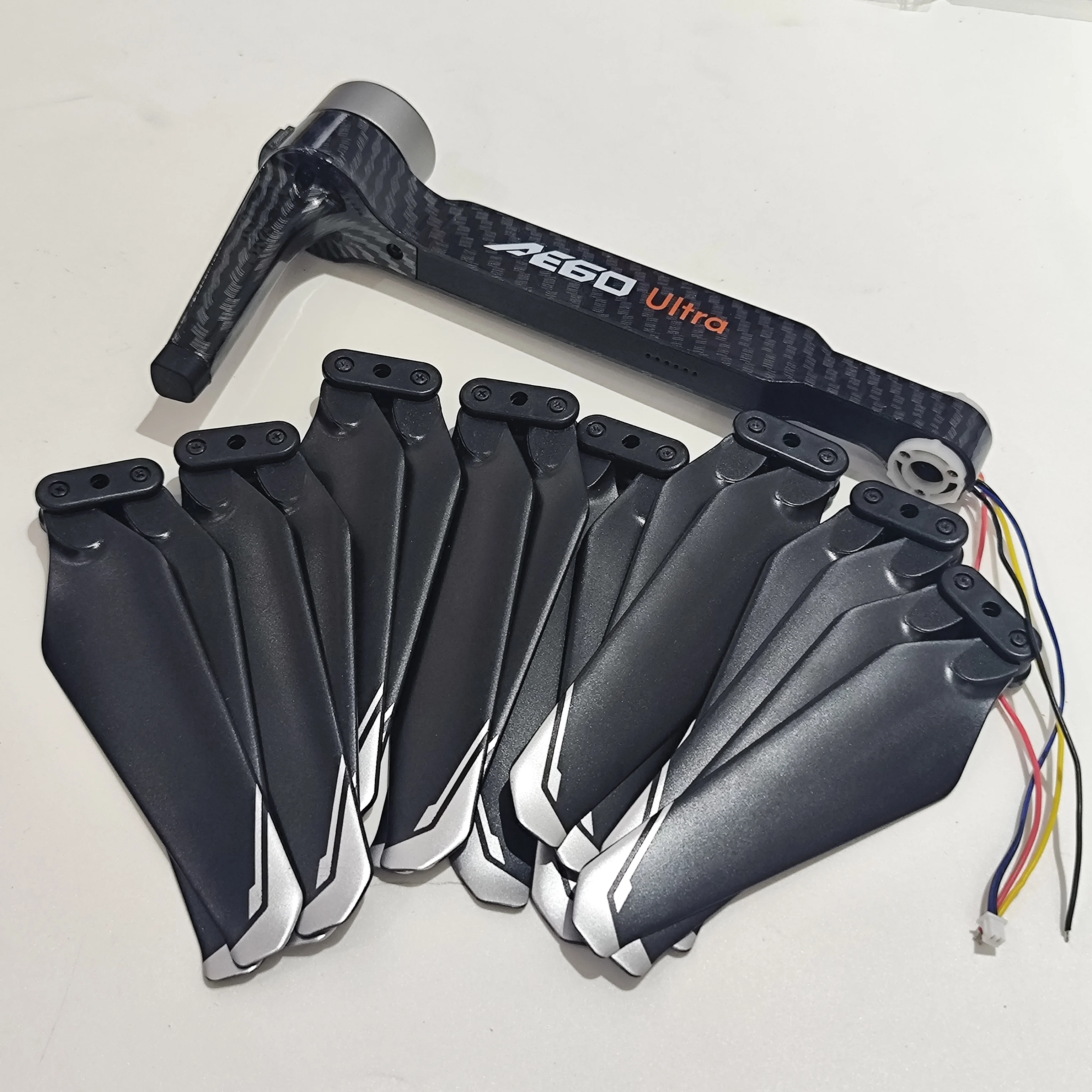 Originele AE60 PRO MAX Opvouwbare Drone AE60ProMax GPS RC Quadcopter Opvouwbare Blade Propeller 8 STKS + Borstelloze Motor Voorarm B