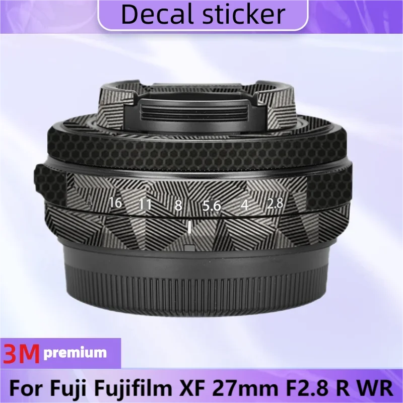 

For Fuji Fujifilm XF 27mm F2.8 R WR Anti-Scratch Camera Sticker Coat Wrap Protective Film Body Protector Skin Cover