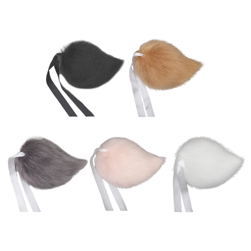 Plush Bunny Tail Animal Rabbit Tails Props Costume Cosplay Party Props N58F