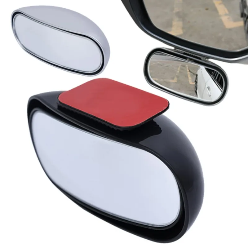 Universal Car Mirror 360° Adjustable Wide Angle Side Rear Mirrors Blind Spot Snap Way for Parking Auxiliary Rear View Mirror