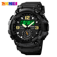 SKMEI Military Digital Quartz Watch for Men Waterproof Electronic Sports Wristwatches Mens Shockproof Clock Reloj Masculino 1637
