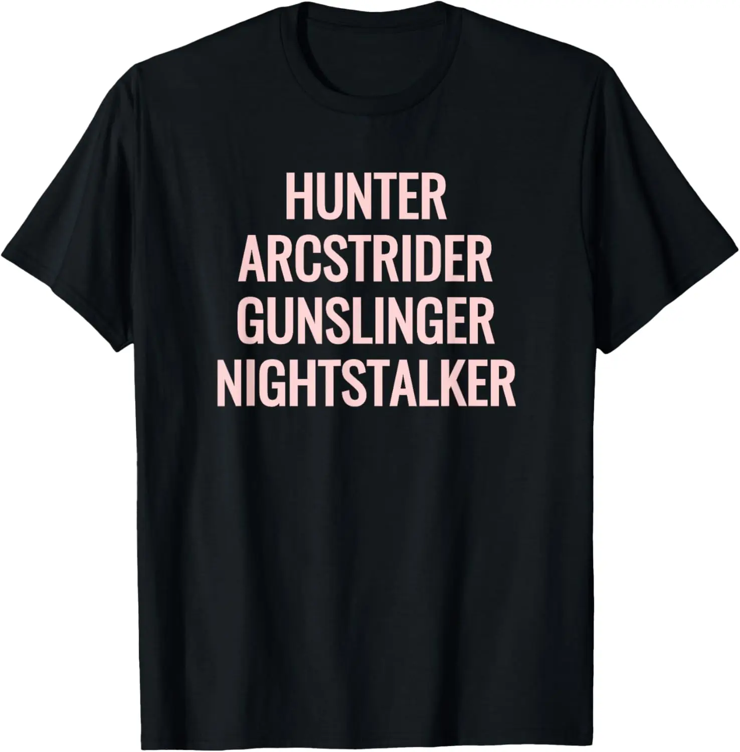 Gamer hunter arcstrider gunslinger nighstalker destiny shirt