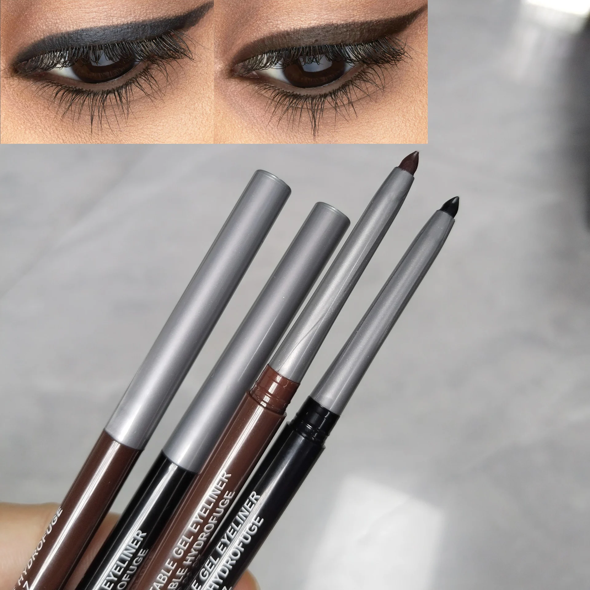 Schnelltrocknender, wischfester, mattschwarzer, wasserfester und langanhaltender Eyeliner-Stift mit hoher Pigmentierung – die perfekte Augen-Make-up-Werkzeuge_voghion.com