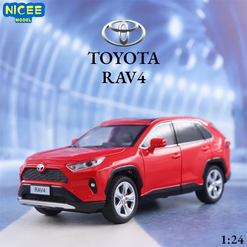 1:24 Toyota RAV4 High Simulation Diecast Car Metal Alloy Model Car Children\'s toys collection gifts A603