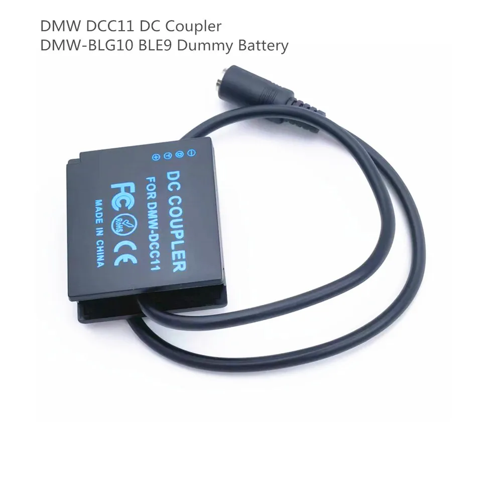 مُقيّم شامل لبطارية كاميرا DMW مع شاحن LED مزدوج USB لـ Panasonic LUMIX