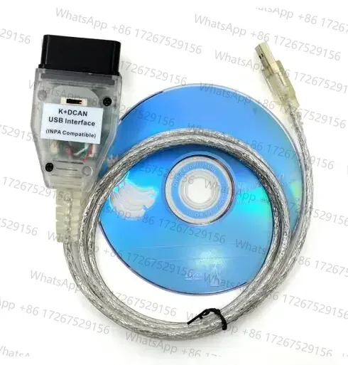 High quality INPA K + CAN K + DCAN diagnostic test line, can be hidden by swiping, with switch