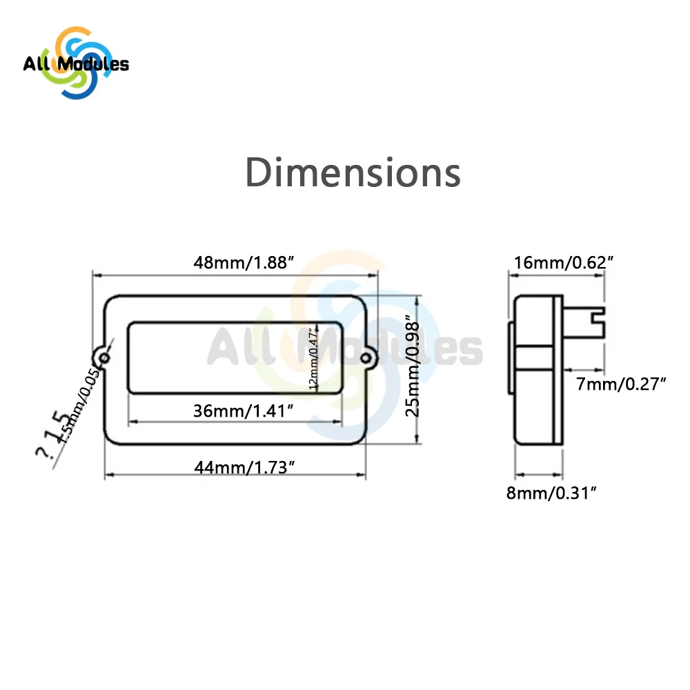Waterproof Battery Capacity Tester Blue Backlight Display Lithium Battery Capacity Indicator Lipo li-ion Remaining Power Tester
