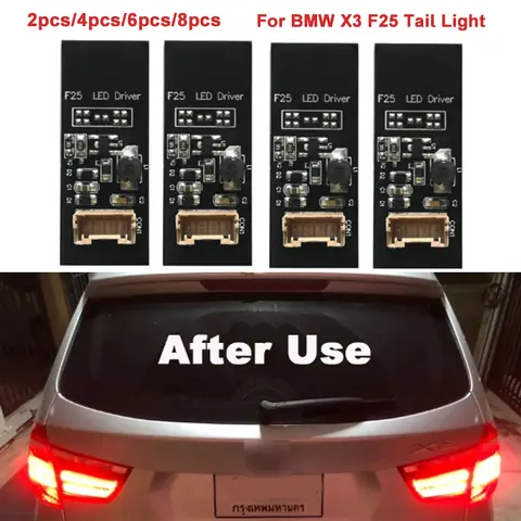 BMW X3 F25 2011~2015 후방 드라이버 LED 라이트 B 003809 .2 플러그 앤 플레이 테일 라이트 수리 교체용 자동차 조명