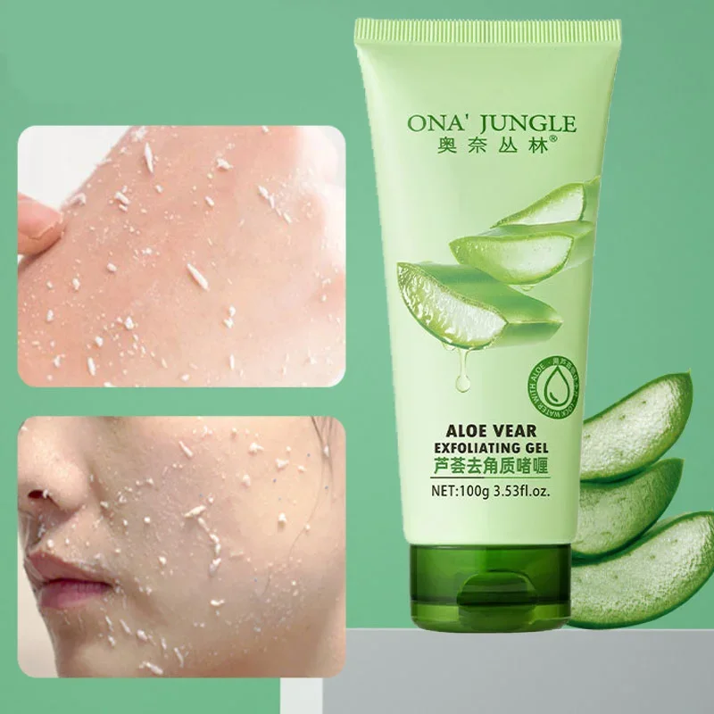 Gel exfoliante de Limpieza Profunda, limpiador Facial, Gel EXFOLIANTE SUAVE, hidratante, cuidado de la piel, 100g
