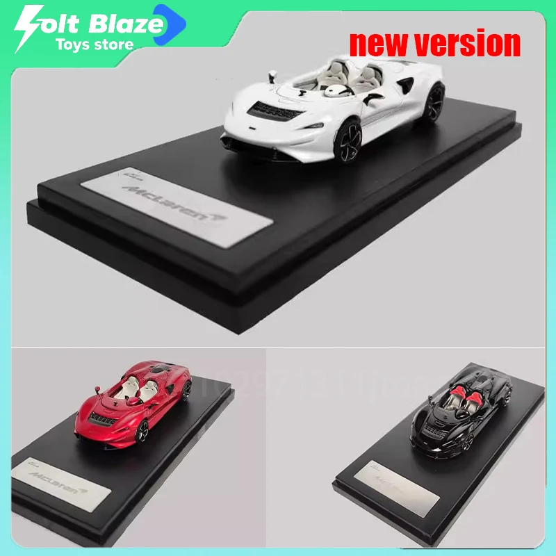 

LCD 1/64 McLaren Elva Convertible British Supercar Alloy Car Model Simulation Static Room Display Cars Model Boy Birthday Gift