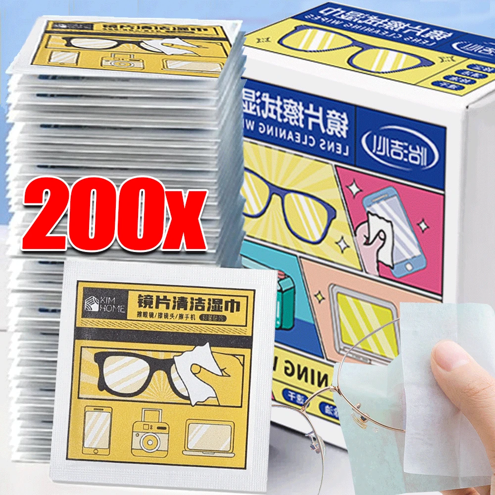 10-200pcs High Quality Cleaning Cloth Glasses Cleaner Cleaning Cloth for Glasses Cloth Len Phone Screen Cleaning Wipes Wholesale