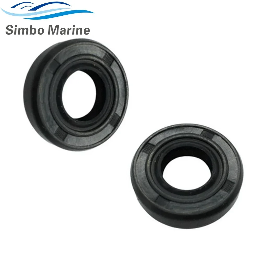 2pcs Oil Seal 93106-09014 26-82257M Compatible with Yamaha Outboard Motor Sierra 18-0267 GLM 85223 image 5