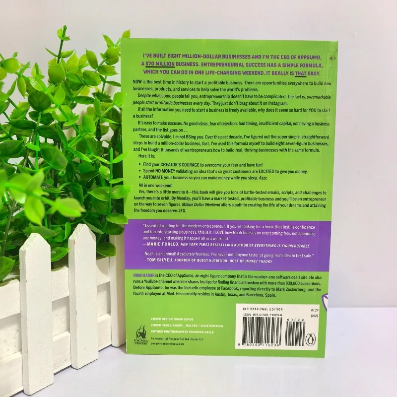 Million Dollar Weekend: A Simple Method To Launch 7-digit Business Within 48 Hours "English Book