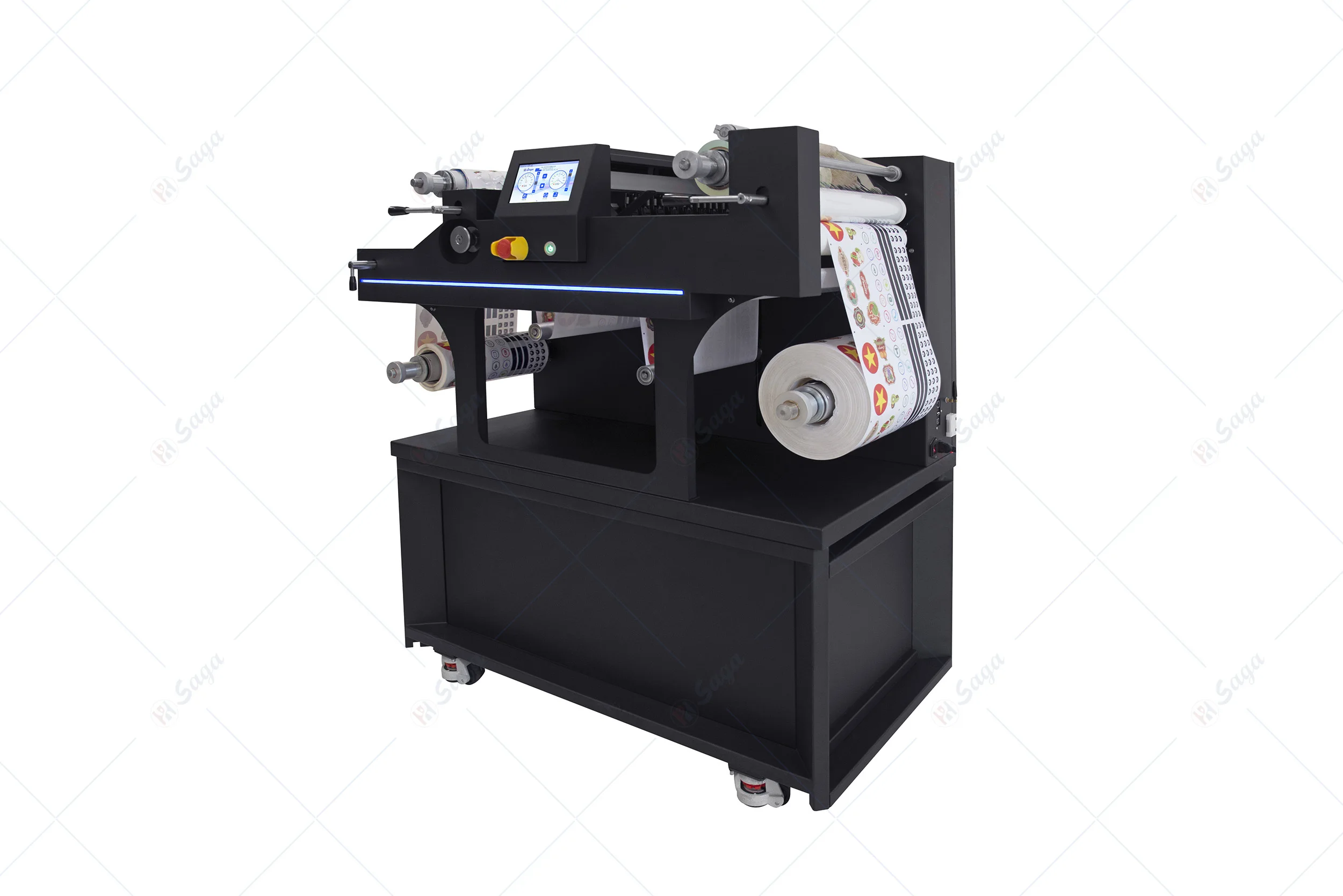 Desktop Label Cutter with Laminating/Die Cutting/Wasting/Slitting/Rewinding in One Machine