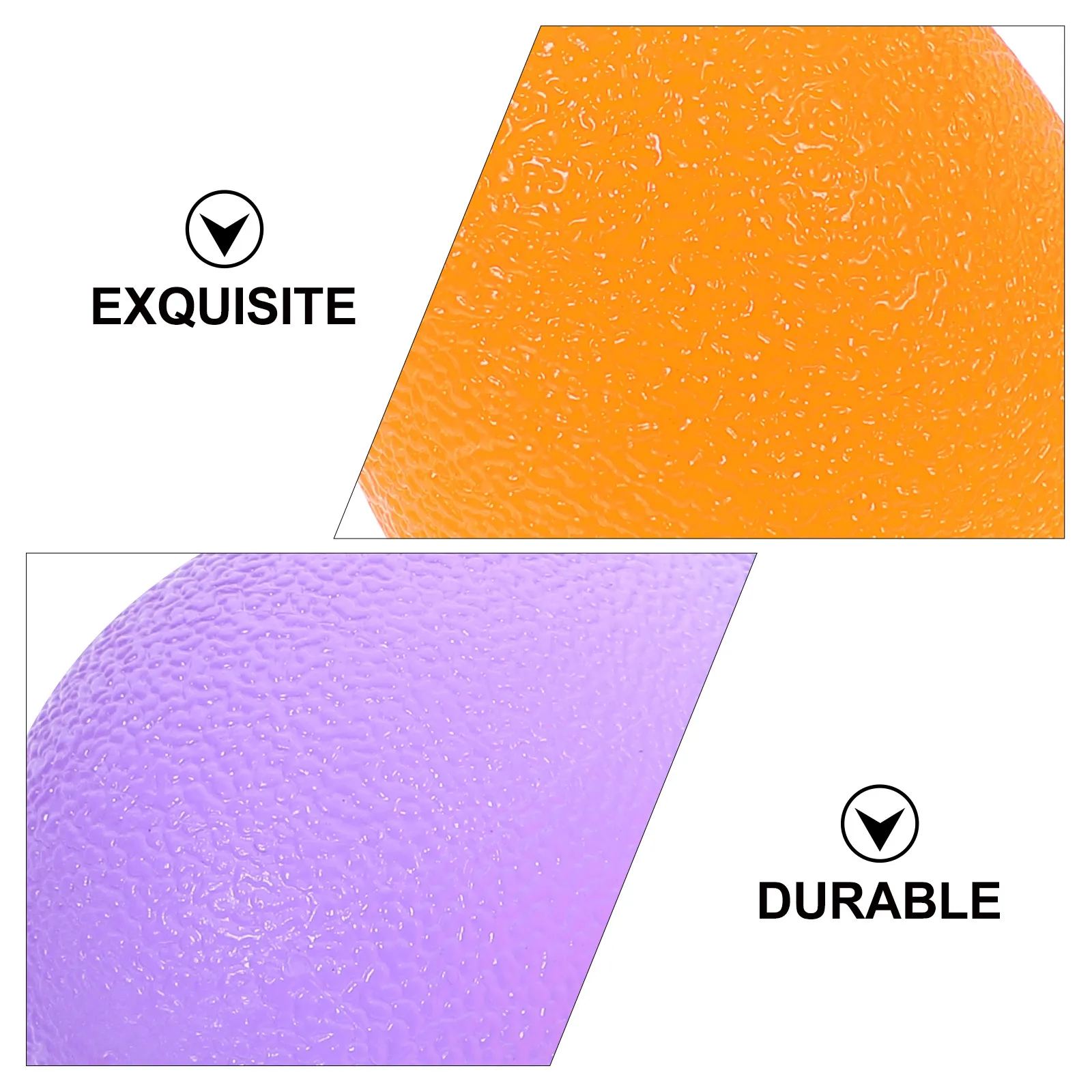 

4Pcs Exercise Grip Balls Hand Strength Trainer Finger Massage Ball Hand Fitness Finger Exercise Prop Grip Ball