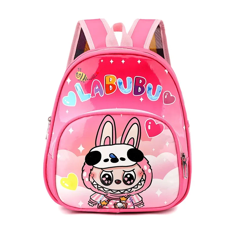 

Baby boy girl New Backpack Burden Reduction Ridge Protection Light Shoulder Bag Labubu Kindergarten Children Cartoon Schoolbag