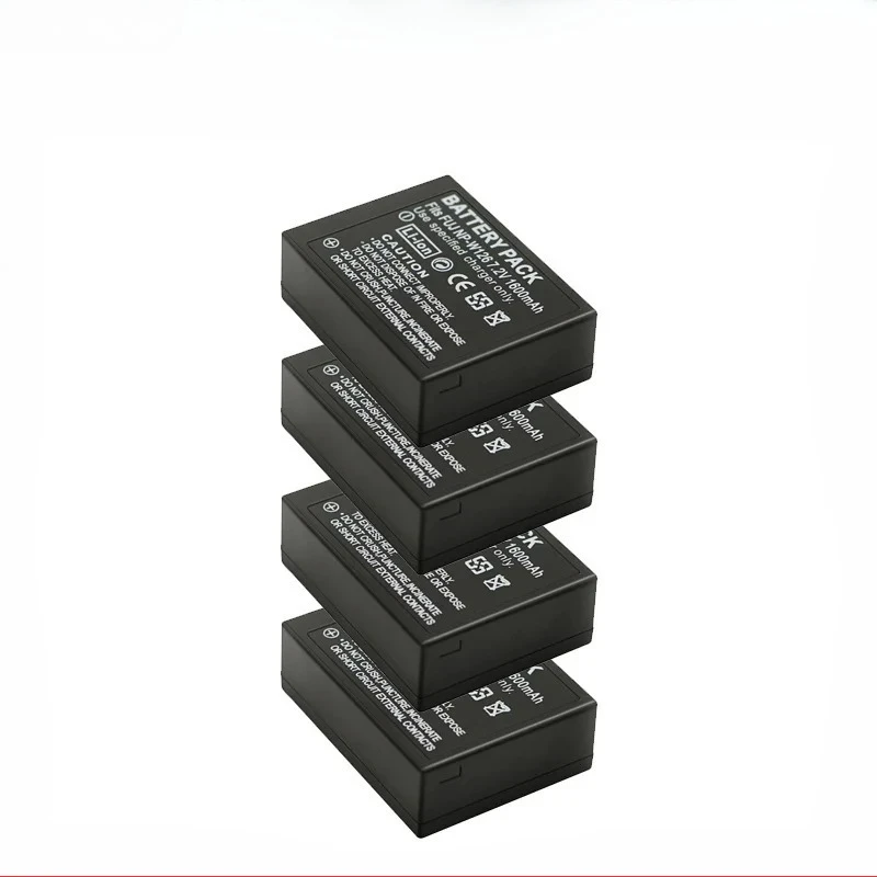 4Pcs 1260Mah NP-W12…