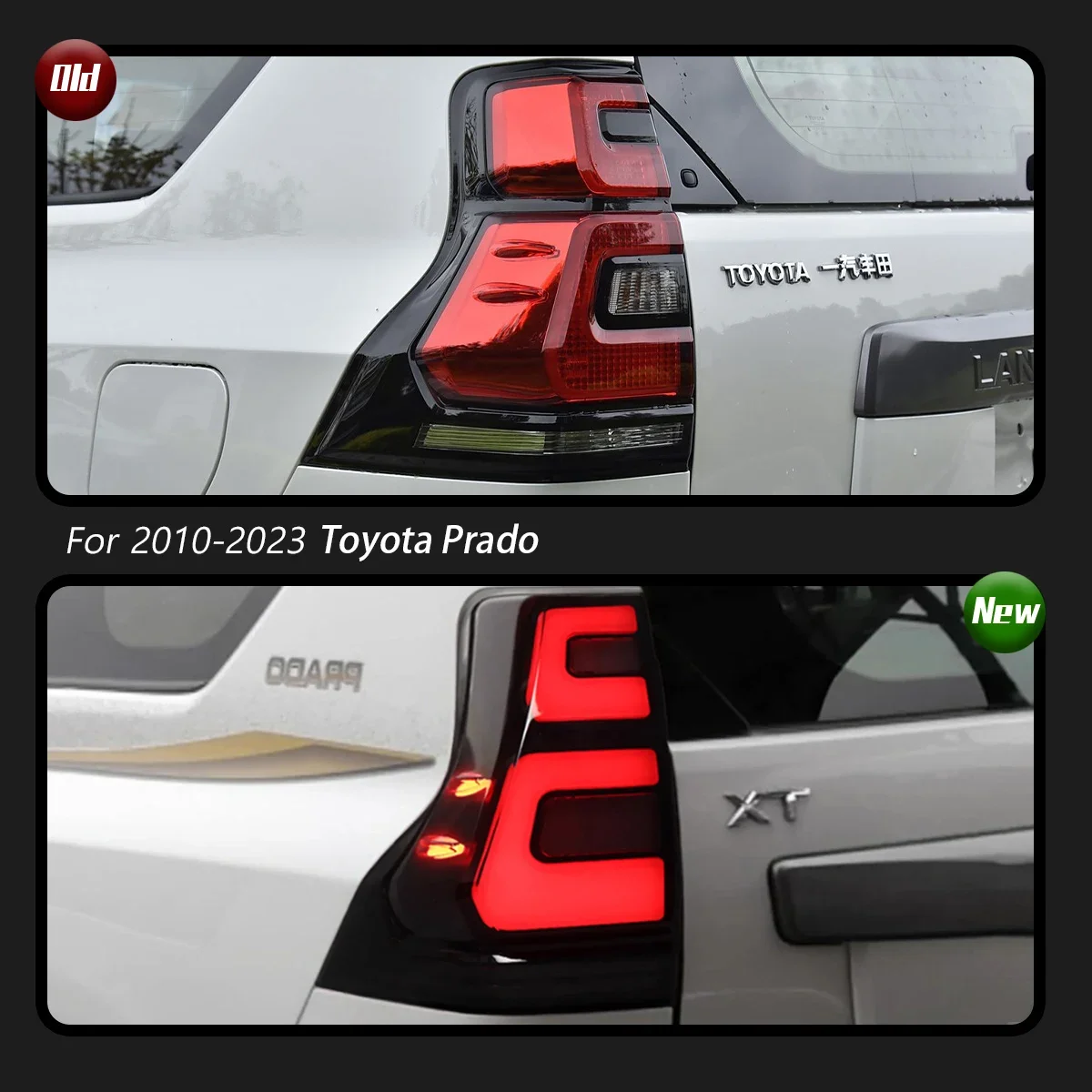 

Car Lights For Toyota Prado Taillight 2010-2023 LED Projetor Tail Lamp Daytime Running Light Automotive Accessories