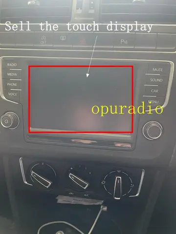OEM original 6.5Inch 6C0 919 603B 6C0919603B LCD display with touch screen for VW Polo 2017 Car Navigation monitor