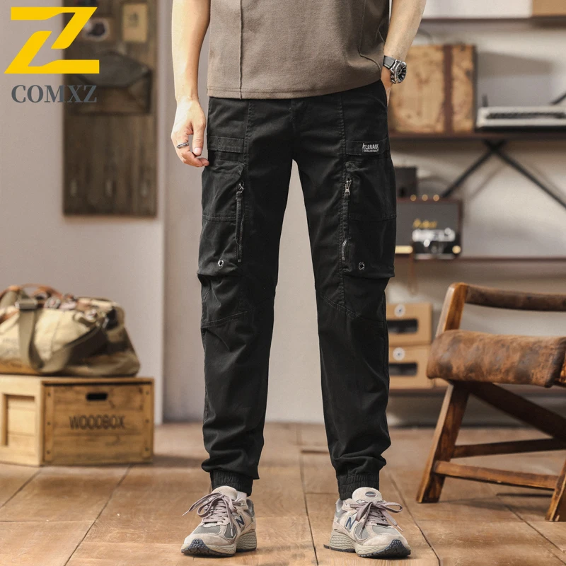 Fashion Cargo Pants 2025 New Men's Autumn Lightweight Loose Fit Casual Trousers Breathable Comfortable Trendy Breathable Pants