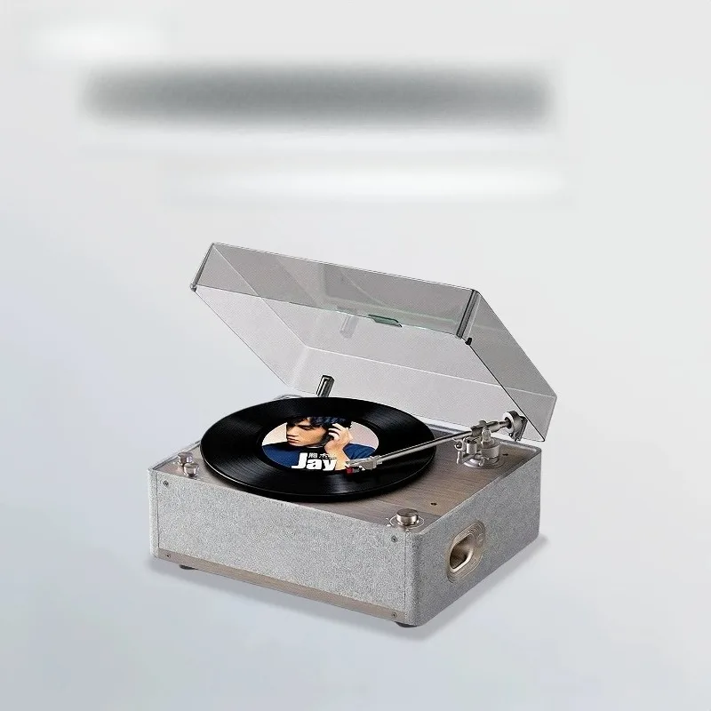 

German high-end vinyl record player, Aurora Edition Bluetooth speaker, illuminated turntable, phonograph