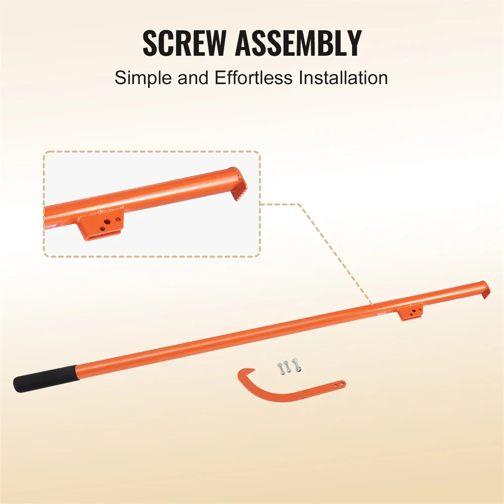 頑丈なスチール製ログローラー林業伐採ツール、カンフックツール59