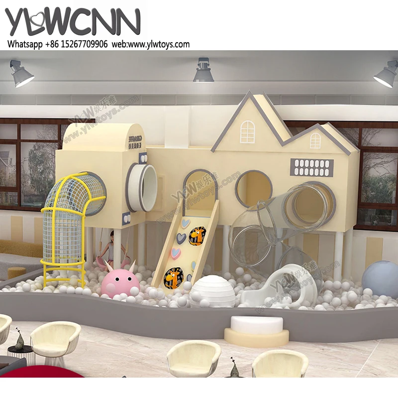 YLWCNN Ball Pool Fence Akcesoria dla dzieci Kryty miękki plac zabaw Park Kids Plastikowa rurka Slide Park Ball Pool Miękkie zabawki do zabawy