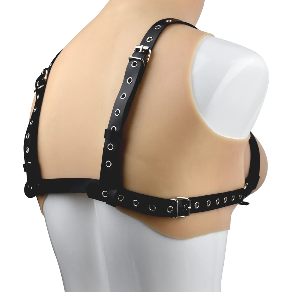 FISTSX Gothic หนังสวมใส่หัวนม Clamps เข็มขัดของเล่นหน้าอกผูกสําหรับผู้หญิง Pleasure Breast Bondage BDSM Sex ของเล่นเกมสําหรับผู้ใหญ่