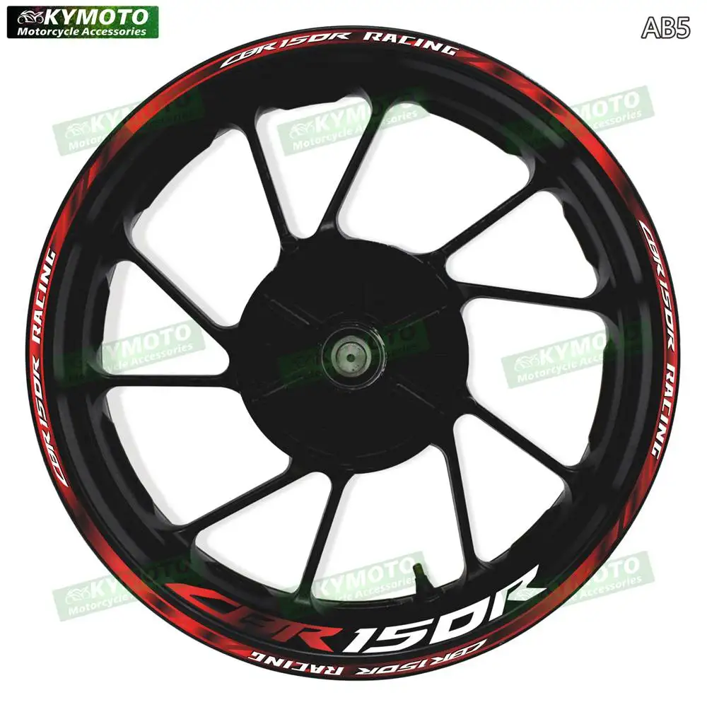 

Для Honda CBR150R CBR 150R аксессуары для мотоциклов 17-дюймовые градиентные наклейки на передние и задние колеса обтекатели и ступица колеса