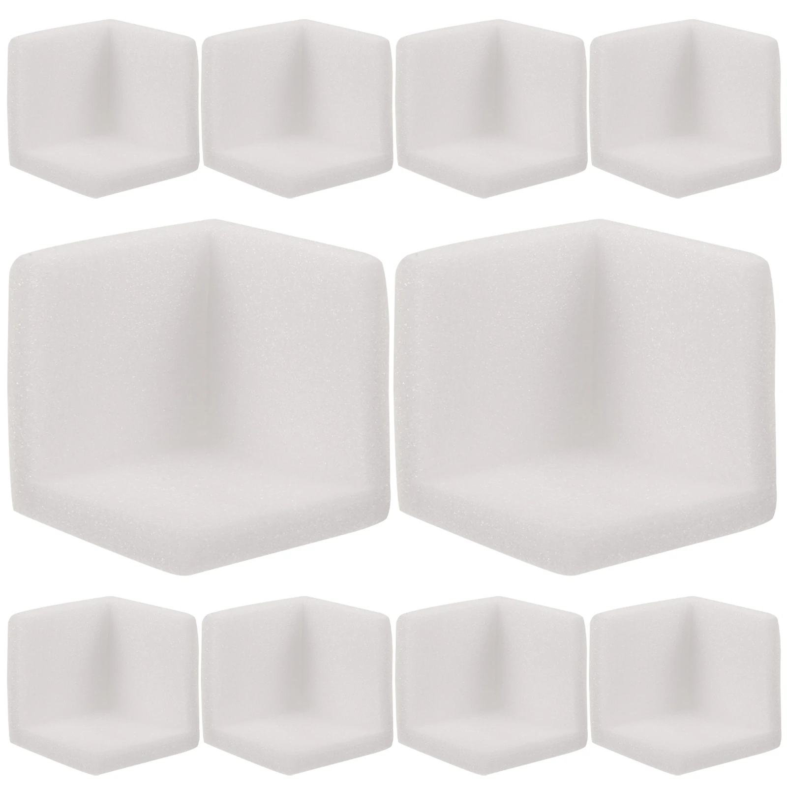 

10pcs Cotton Corner Protectors Table Corner Guards 55x55x55-15mm Furniture Edge Guards Table Safety Bumpers