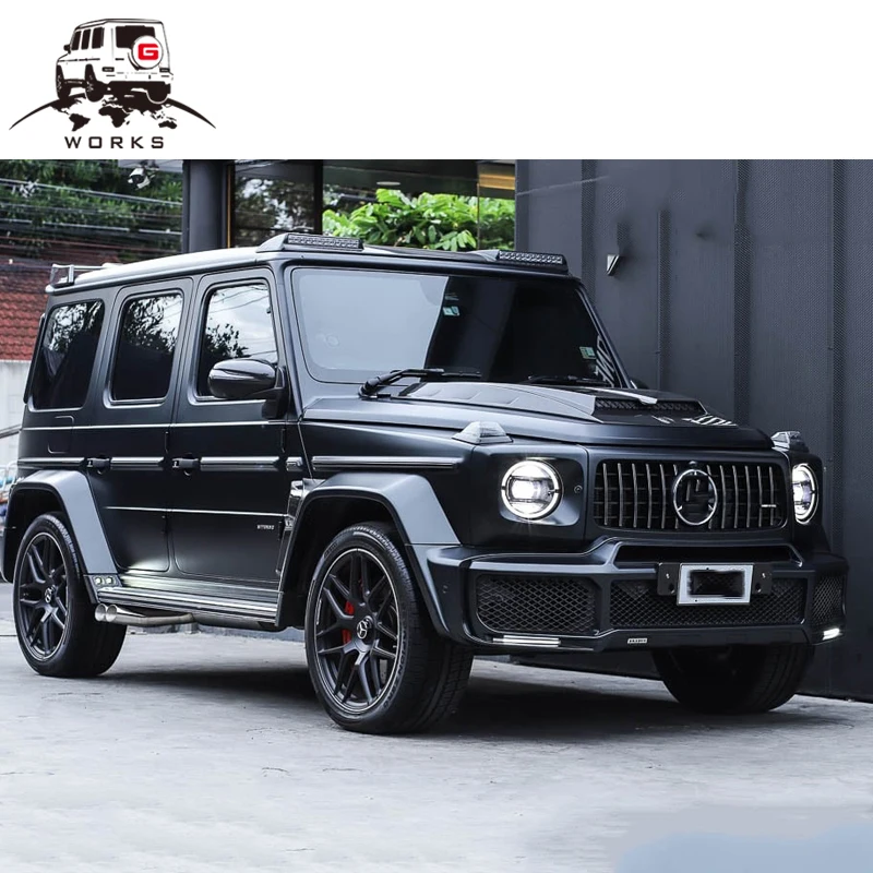 STLFAuto أنظمة الجسم W464 G63 Bodykit لـ G550 G500 G63 ترقية B700 مصدات السيارة واسعة النجمة تجميل مجموعات الجسم الكامل W463A