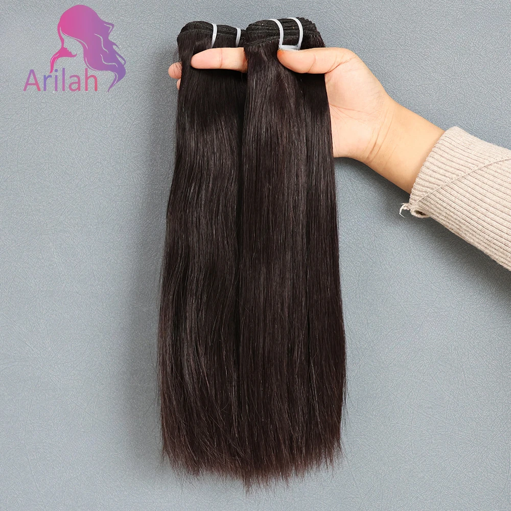 

Супер двойные нарисованные девственные пучки человеческих волос, вьетнамские прямые волосы для наращивания волос, натуральный цвет, толстые концы, пучки волос