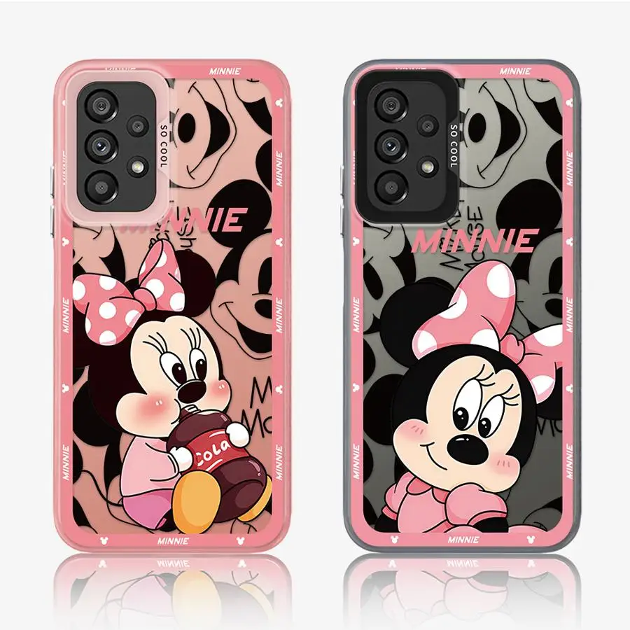

Disney Disney Mickey Minnie Mouse Phone Case for Galaxy A15 A52 A72 4G 5G A25 A52s A53 A54 A55 A73 5G A51 4G bag