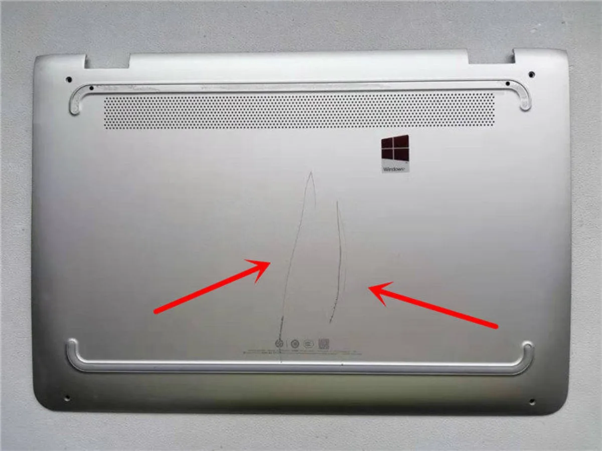 90new Scratched, original for HP ENVY 13-AB D case, bottom cover, case 909624-001