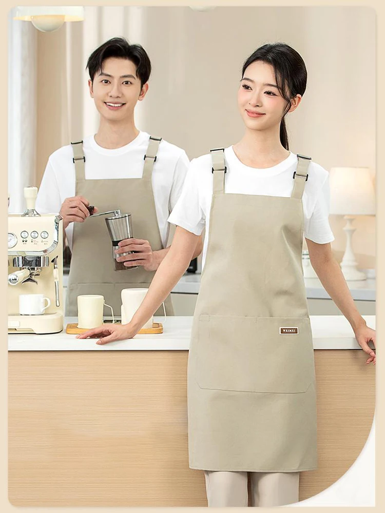 

Многофункциональный профессиональный поясной фартук — маслостойкий и водостойкий для ресторанов, серверов, фруктового магазина, кафе и чая с молоком, персонала