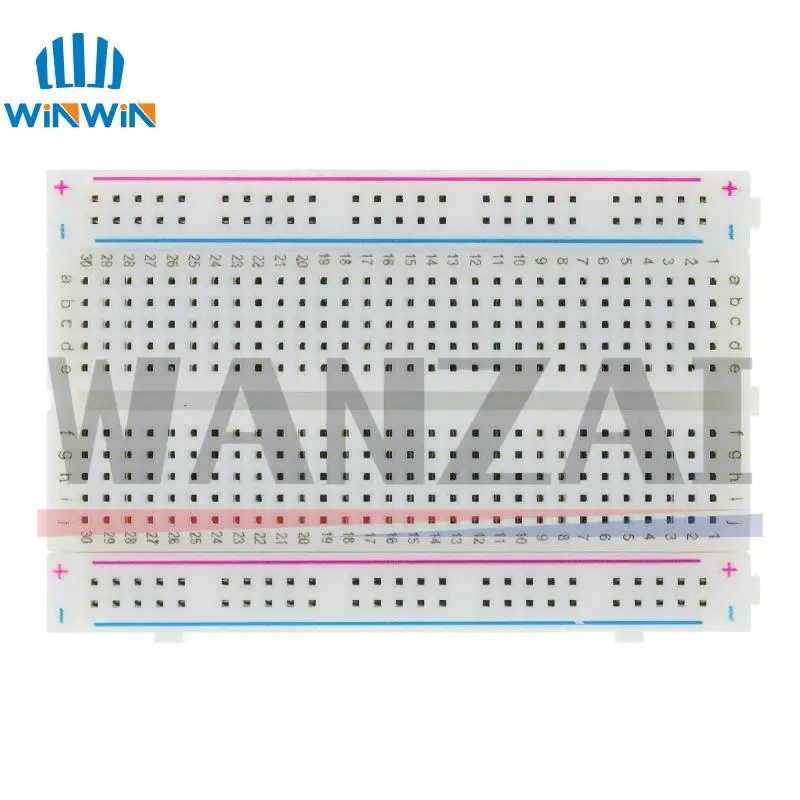 MB-102 MB102 Breadboard 400 830 Point Solderless PCB Bread Board Test sviluppa Dupont line fai da te per arduino laboratory SYB-830