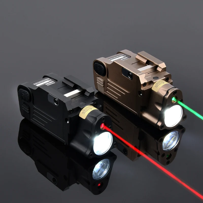 Tactical Metal SBAL-PL Red green Aiming Laser Pointer LED White Light 400 Lumen Strobing Hunting Weapon Reconnaissance Lamp