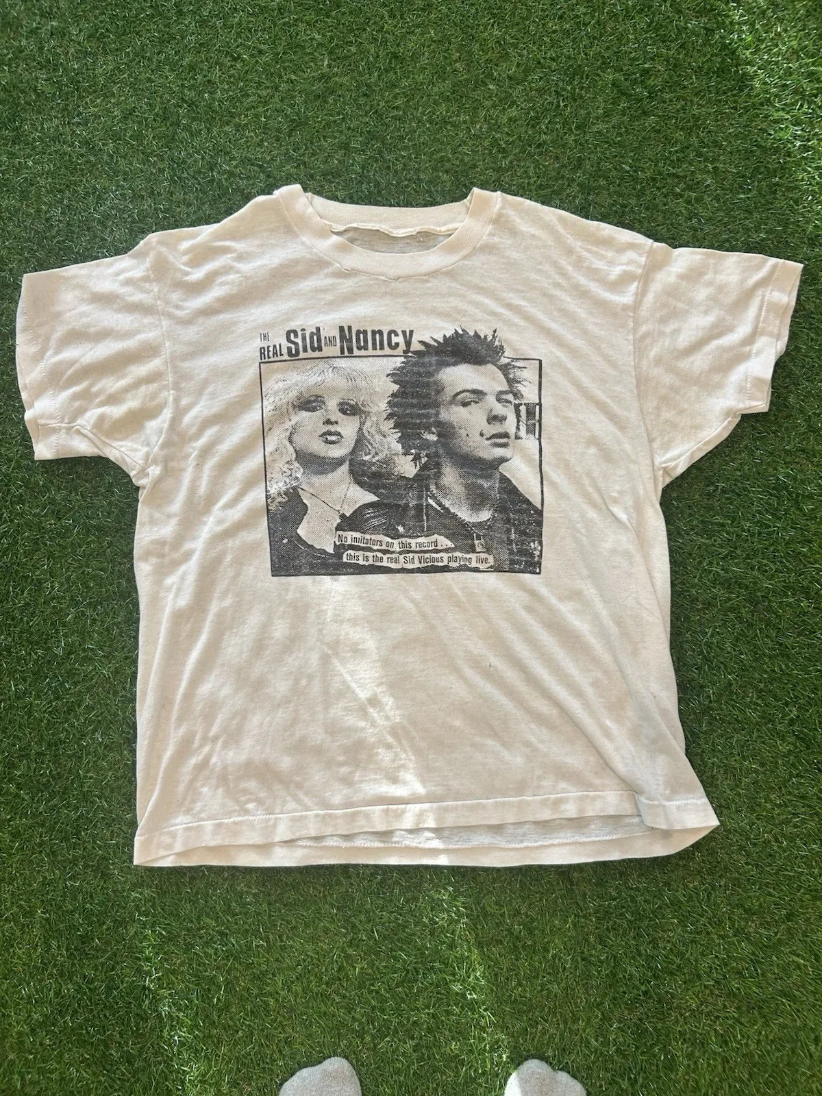 Super Rare Sid And Nancy Sex Pistols Shirt From The 1980s, Single Stitched